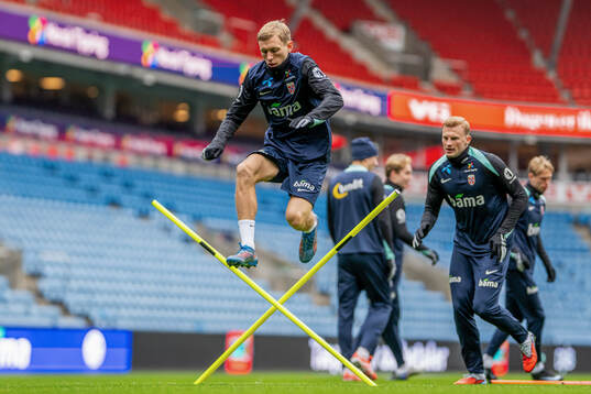 Marcus Holmgren Pedersen of the Norwegian national football