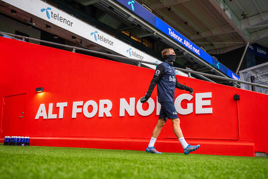 Marcus Holmgren Pedersen of the Norwegian national football