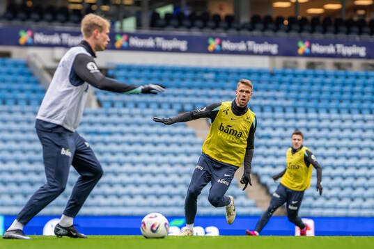 Kristoffer Ajer of the Norwegian national football team