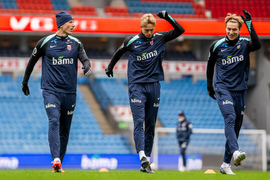 Sander Berge, Torbjørn Lysaker Heggem and Kristian