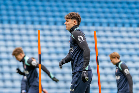Jørgen Strand Larsen of the Norwegian national football