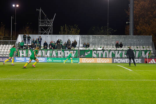 Players of Hammarby warm up