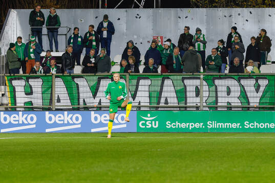Players of Hammarby warm up