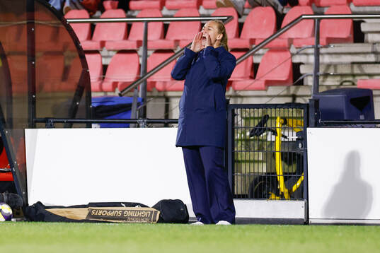 Head coach Anouk Bruil of Ajax