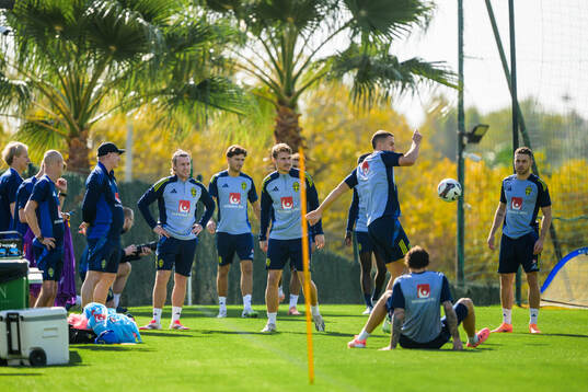 Emil Forsberg, Carl Starfelt, Gustav Lagerbielke and
