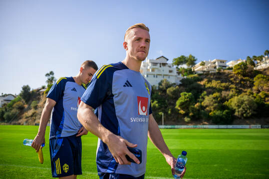 Isac Lidberg of the Swedish national football team