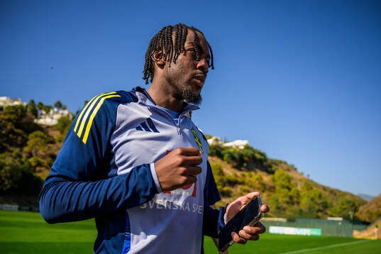 Anthony Elanga of the Swedish national football team