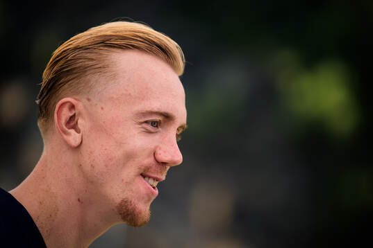Isac Lidberg of the Swedish national football team