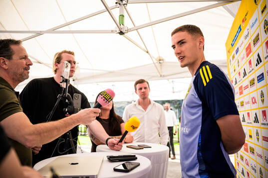 Gustav Lagerbielke of the Swedish national football team