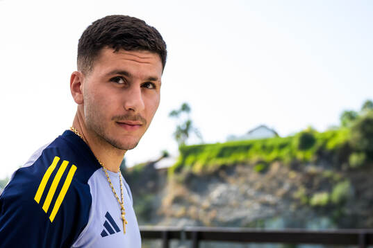 Roony Bardghji of the Swedish national football team