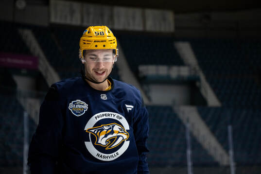 Michael Bunting of Nashville Predators