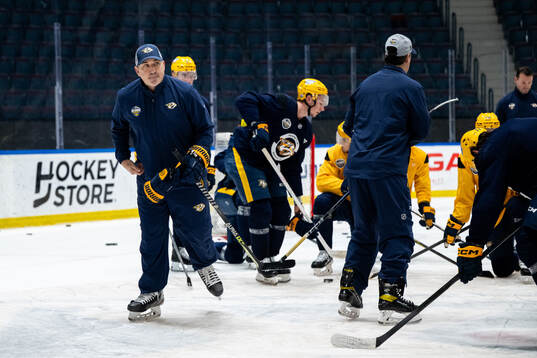Head coach Andrew Brunette