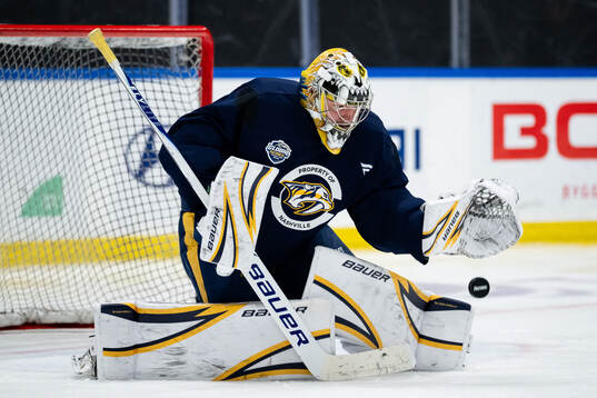 Goaltender Justus Annunen