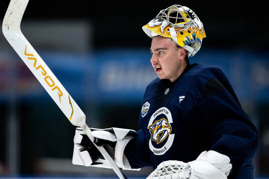 Goaltender Justus Annunen