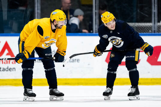 Filip Forsberg and Nick Blankenburg