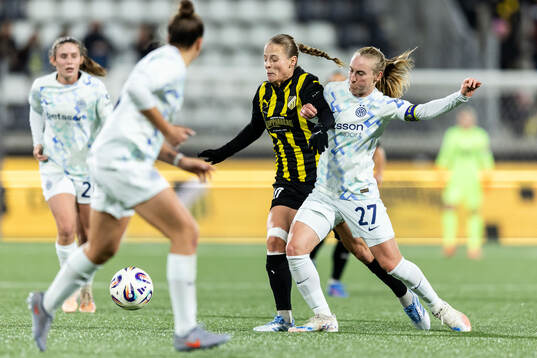 during the UEFA Women's Europa Cup football match between