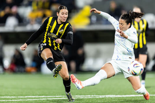 during the UEFA Women's Europa Cup football match between