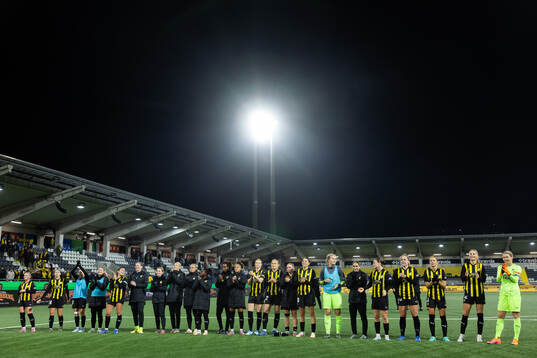 Players of Häcken celebrates
