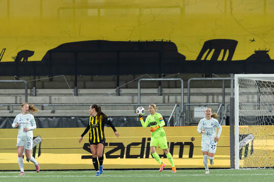 Goalkeeper Jennifer Falk of Häcken