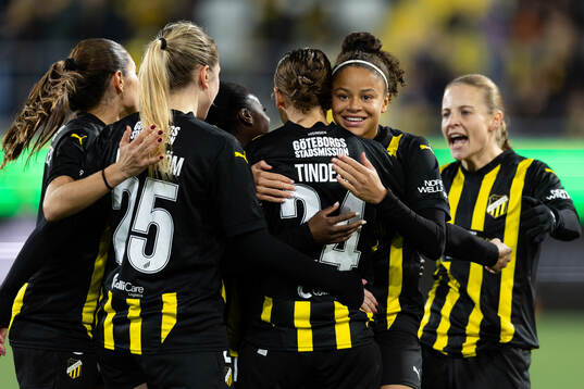 Players of Häcken celebrate