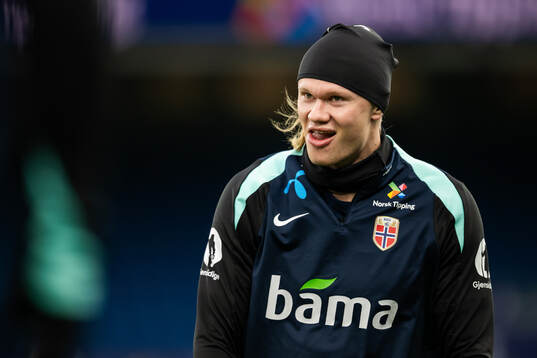 Erling Braut Haaland of the Norwegian national football team