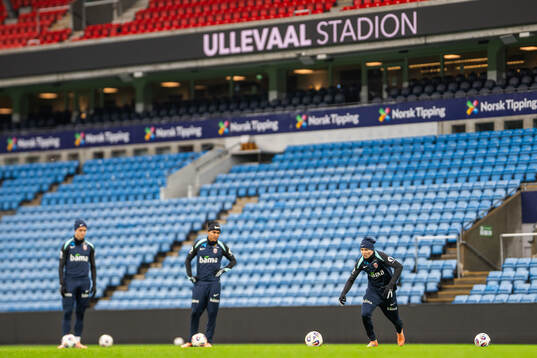 Andreas Schjelderup of the Norwegian national football team