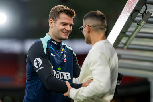 Alexander Sørloth and Omar Elabdellaoui