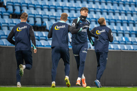 Jørgen Strand Larsen of the Norwegian national football