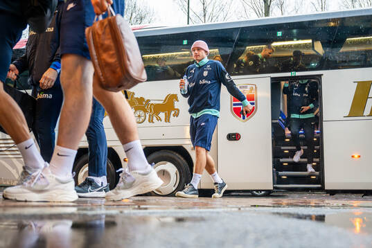 Julian Ryerson of the Norwegian national football team