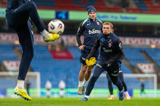 Marcus Holmgren Pedersen of the Norwegian national football