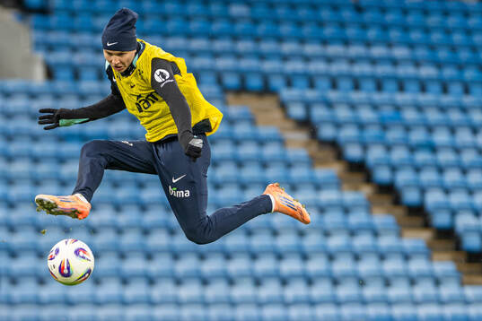 Andreas Schjelderup of the Norwegian national football team