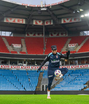 Antonio Nusa of the Norwegian national football team