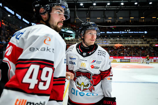 Malmö Redhawks Seth Barton och Robin Salo