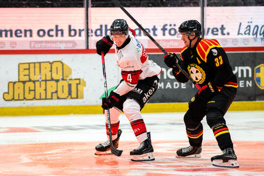 Malmö Redhawks Martin Schreiber och Brynäs Jakob