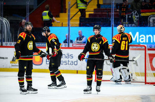 Brynäs Jack Kopacka, Michal Kempny, Linus Ölund och