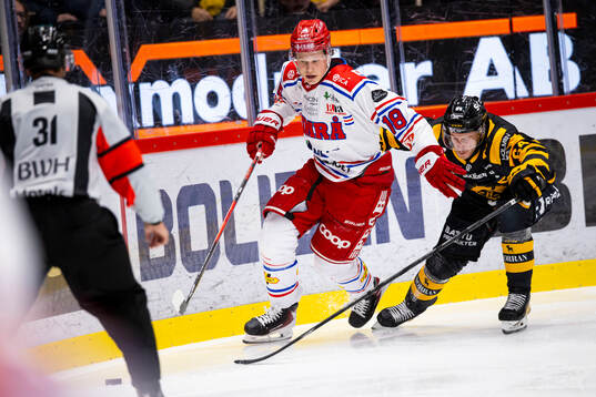 Timrås Eddie Genborg och Skellefteås Jonathan Pudas
