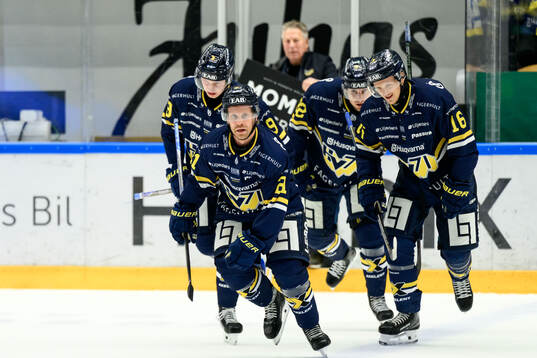 HV71s Mattias Tedenby jublar
