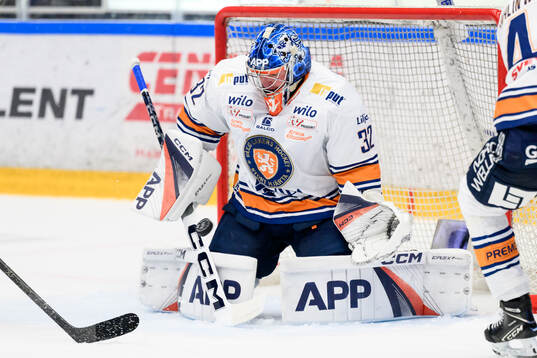 Växjös målvakt Ludvig Persson