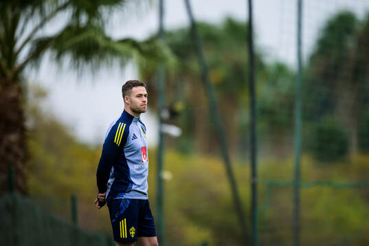 Gabriel Gudmundsson of the Swedish national football team