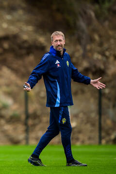 Head coach Graham Potter of the Swedish national football