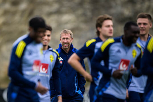 Head coach Graham Potter of the Swedish national football