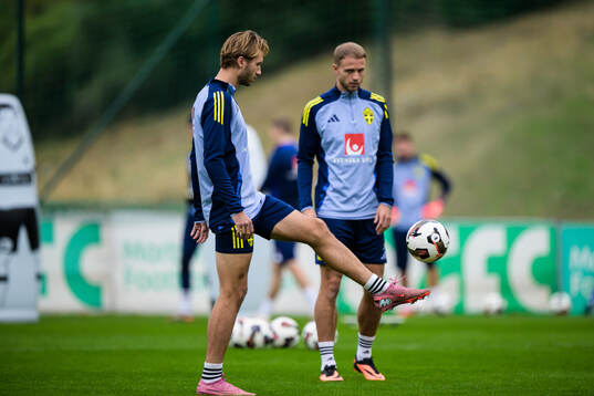 Benjamin Nygren of the Swedish national football team