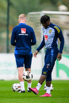 Anthony Elanga of the Swedish national football team