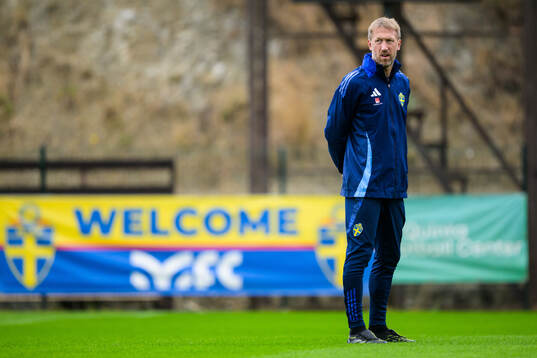 Head coach Graham Potter of the Swedish national football