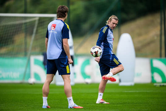 Emil Forsberg of the Swedish national football team