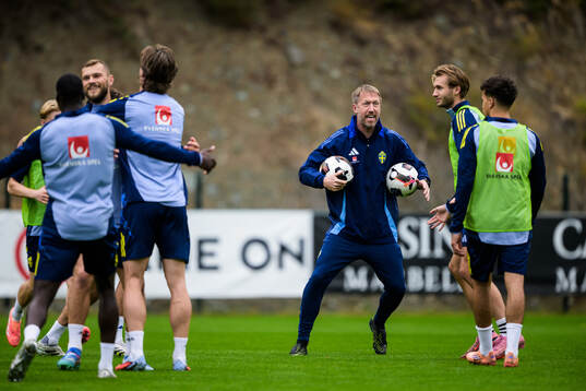 Head coach Graham Potter of the Swedish national football