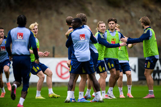Emil Forsberg of the Swedish national football team
