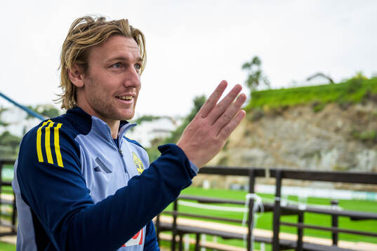 Emil Forsberg of the Swedish national football team