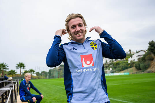 Emil Forsberg of the Swedish national football team