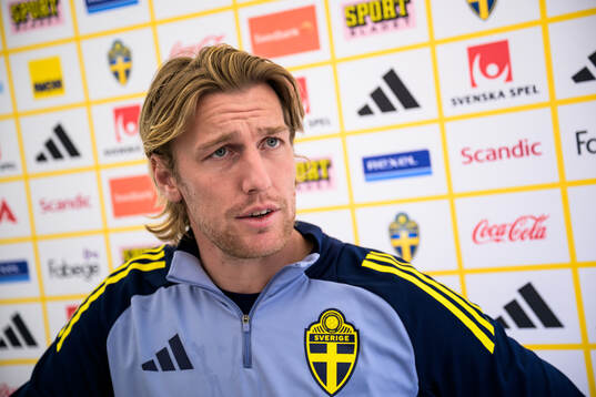 Emil Forsberg of the Swedish national football team